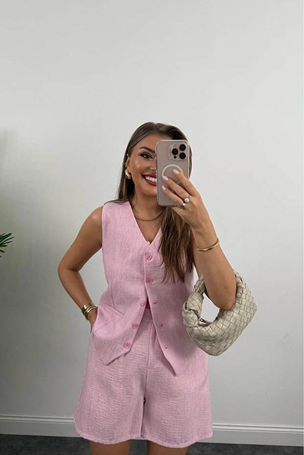 Şort Yelek Basic Takım - 2