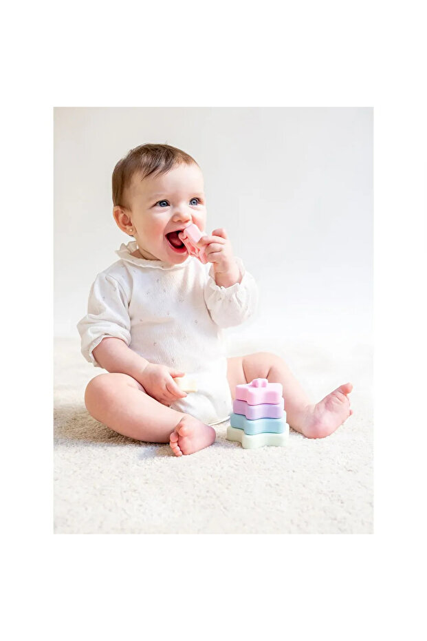 Saro Rainbow Stackable Teethers - 2