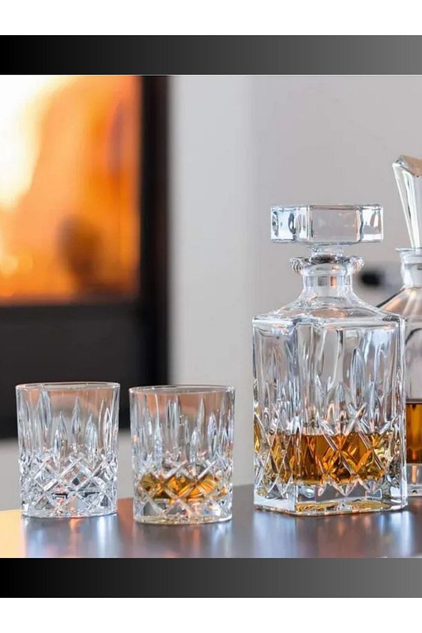 7 Parça Viski Bardağı-Karaf Şişe Takımı(6 ADET 340 ML-VİSKİ BARDAĞI-750 ML-VİSKİ-VOTKA-ŞARAP KARAFI) - 3