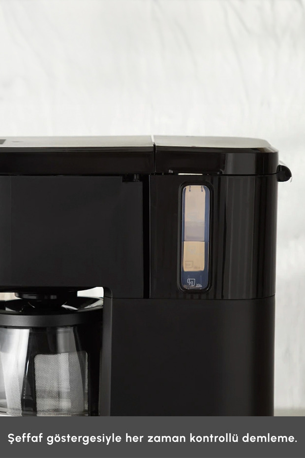 Just Coffee Aroma 2 in 1 Filtre Kahve ve Çay Demleme Makinesi Inox - 6