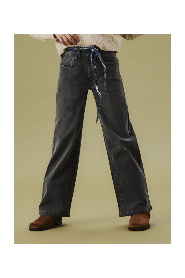 NKFROSE SZEROKIE JEANSY 8808-DT TB - 4