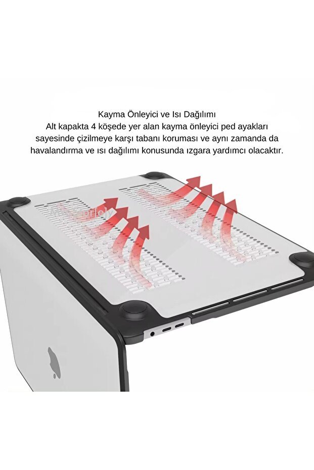 MacBook Pro 13.3 inç Kılıf – M1 M2 Uyumlu TPU 360° Koruma | A1706-08 A1989 A2159 A2289 A2251 A2338 | - 4