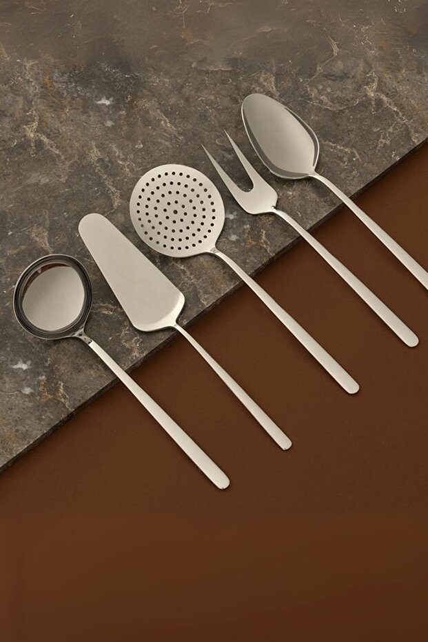 Bahama 5 Parça Çelik Servis Seti - 1