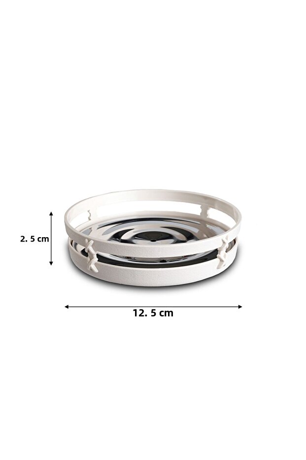 Бежова сапунерка Palm Solid - 2