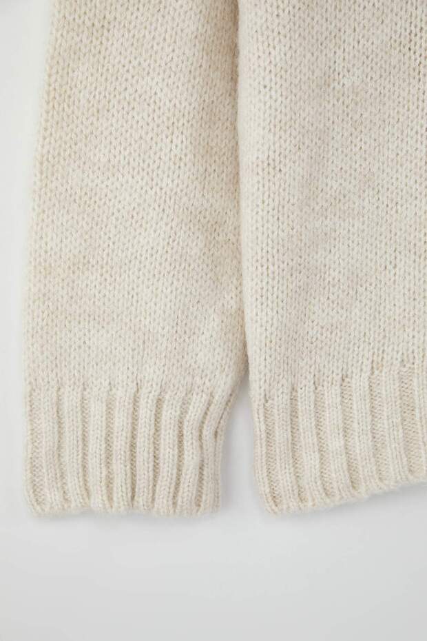 Wardrobe Essentials Taş Yumuşak Dokulu Geniş Kalıp Basic Triko Kazak | TWOAW26KZ00073 - 6