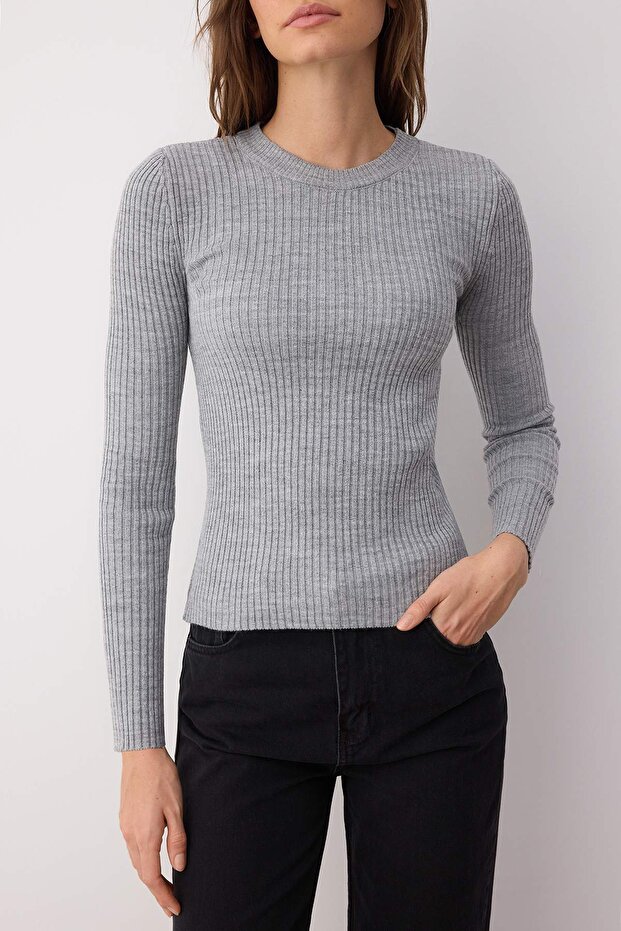 Black-Grey Double Pack Knitwear Sweater Twoaw22Kz1766 - 6