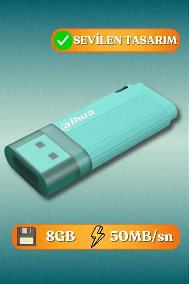 8Gb Clamshell USB Flash Memory U126 Green