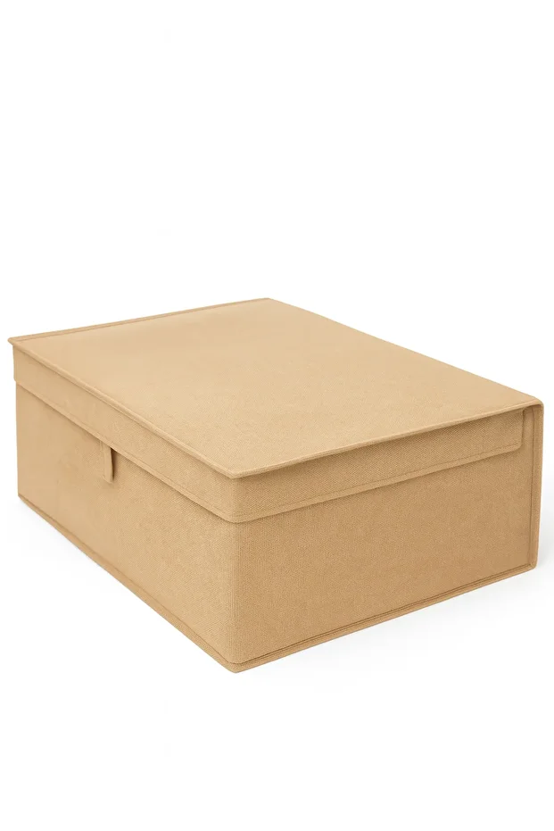 Multi-Purpose Box in 1 Box Form with Lid (Laundry-Storage-Organization, Etc.) Organizer, 50X40X19 - 3