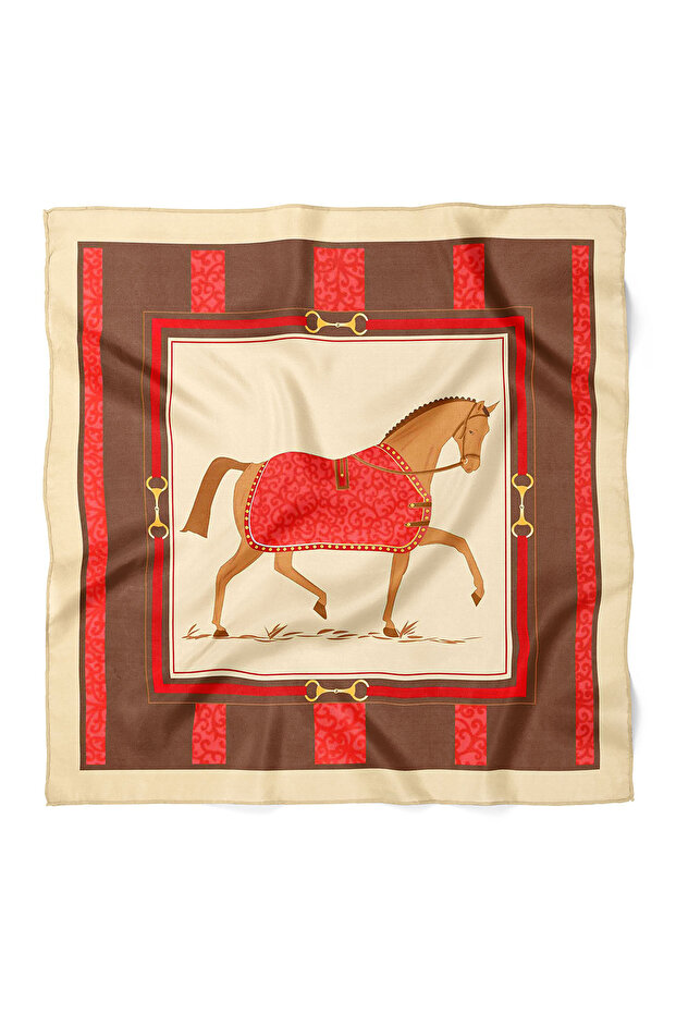 At Desen Fular Bandana 50x50 Cm - 2