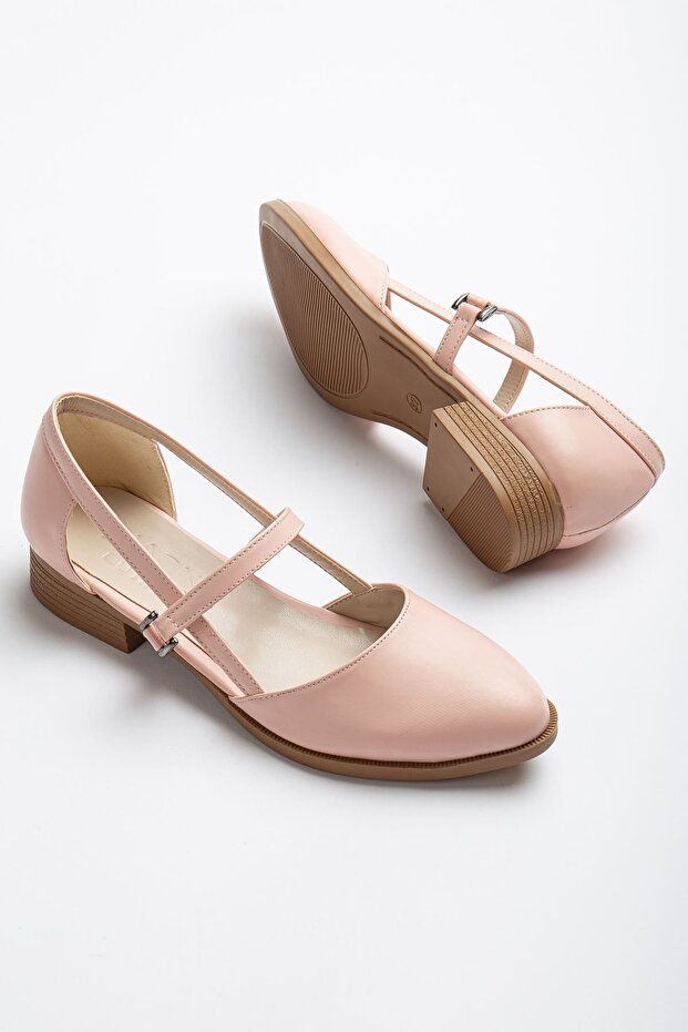 Mary alacsony sarkú bőrcipő - 8