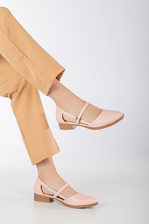 Mary alacsony sarkú bőrcipő - 5