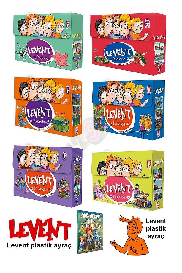 Levent İz Peşinde 1-2-3-4-5-6 Hikaye Seti 30 Kitap (9+ Yaş)) - 1