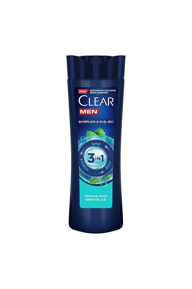 Men Şampuan 3in1 Şampuan & Duş Jeli Ferahlatıcı Mentol - 1