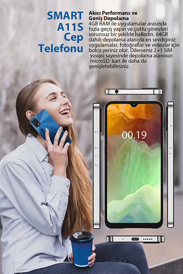 Dıjıtsu A11s Cep Telefonu Mavi - 1
