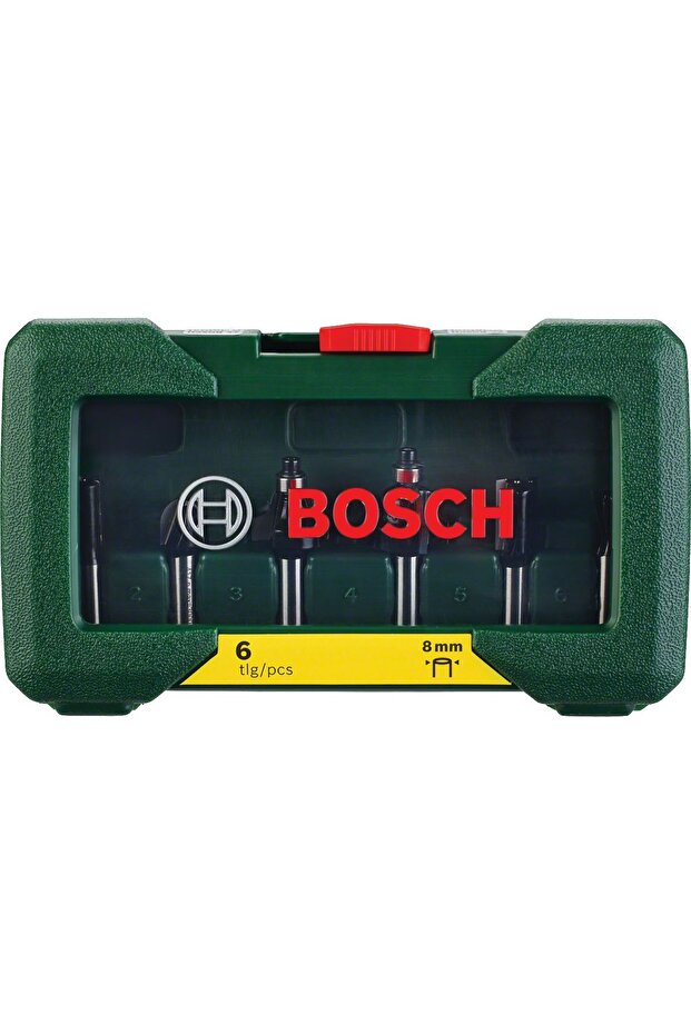 - 6 Parça Freze Seti 8 mm Şaftlı - 2