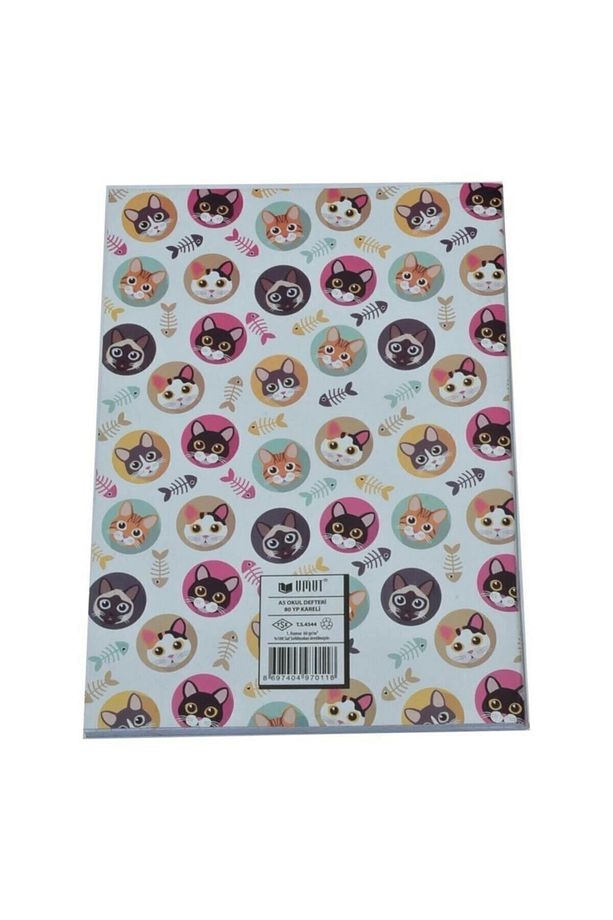 Karton Kapaklı 80 Yp. Kareli A5 Defter - 2