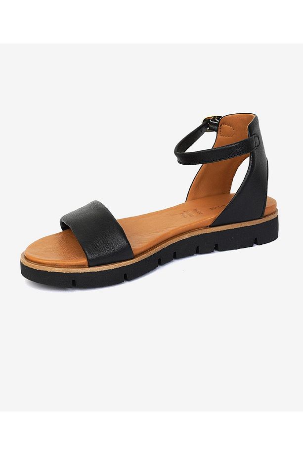 Kadın Siyah Hakiki Deri Sandalet 3Y2CS50715 - 2