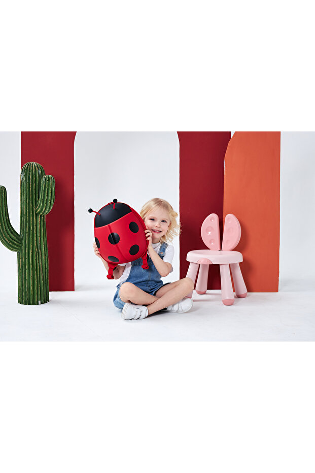 حقيبة ظهر لرياض الأطفال من ليدي بج / أحمر - 8