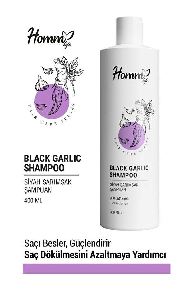 DenEs Life Homm Bitkisel Siyah Sarımsak Şampuan - 2