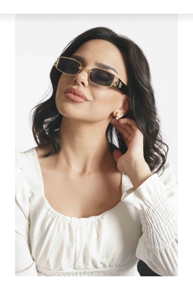 نظارات شمسية نسائية مستطيلة الشكل UV400 من 80S