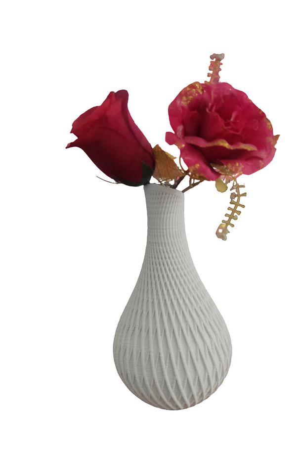 3D Baskı Dekoratif Vazo – 18 cm - 1