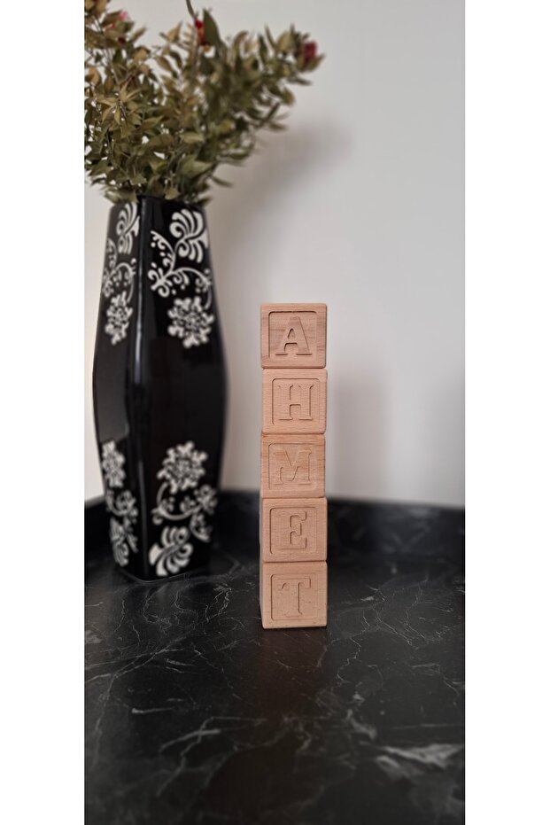 Ahşap Harf Küpleri - 5