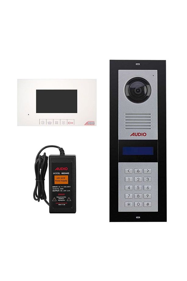 Audio Görüntülü Diafon Paketi 6 Daire 001140 Set - 1