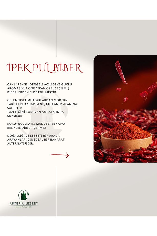 Acı Ipek Pul Biber 100gr - 3