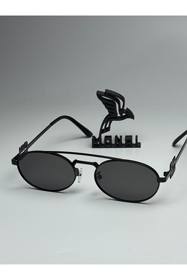Miuw Black Sunglasses Oval Frame Organic Glass 50 Ekartman