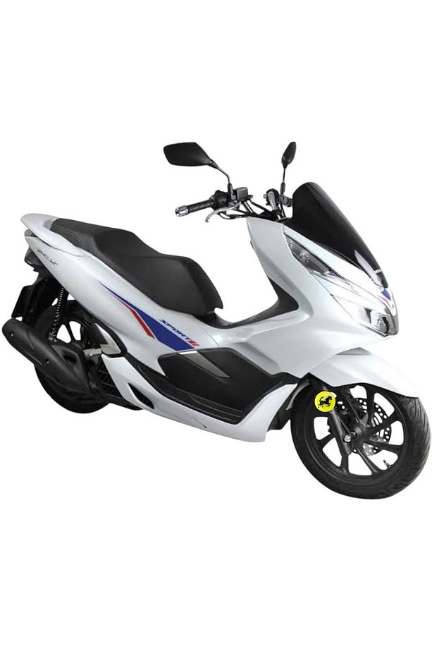 Ferrari Damla Sticker Çıkartma 5x5 Cm 2 Adet Motorsiklet Araç Kask Leptop - 3