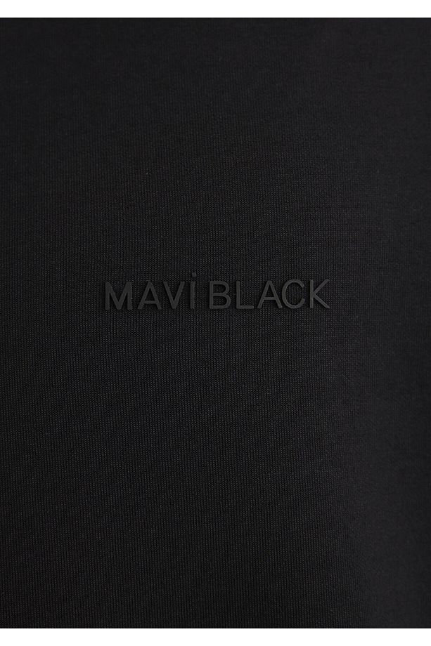Yarı Fermuarlı Siyah Sweatshirt 0S10331-900 - 8