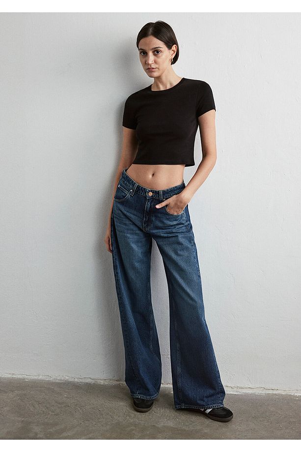 Siena Iconic Puslu Koyu Jean Pantolon 1010763-87748 - 2