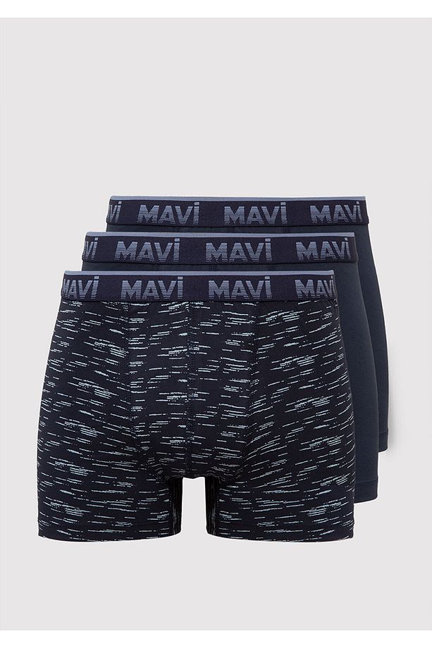 3lü Lacivert Boxer 0910612-83097 - 1