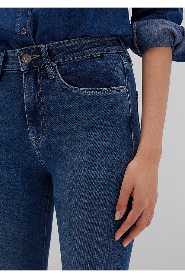 A.C.A.İ.P Move Indigo Mavisi Jean Pantolon 101065-33303 - 4