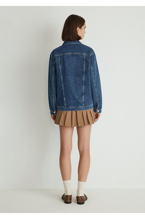 Karla 90lar Koyu Jean Ceket 110154-30105 - 4