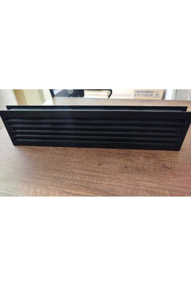 KAPI MENFEZİ 45X10 CM OLCUSUNDE PLASTİK-MAT SIYAH - 7