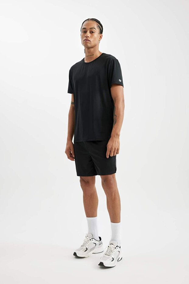 DeFactoFit Standart Fit Normal Kesim Sporcu Kısa Paça Şort C9176AX24AU - 3