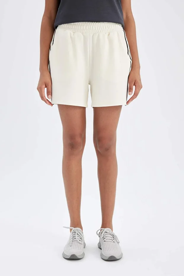 DeFactoFit Standart Fit Sporcu Kısa Paça Modal Şort D1279AX24HS - 1