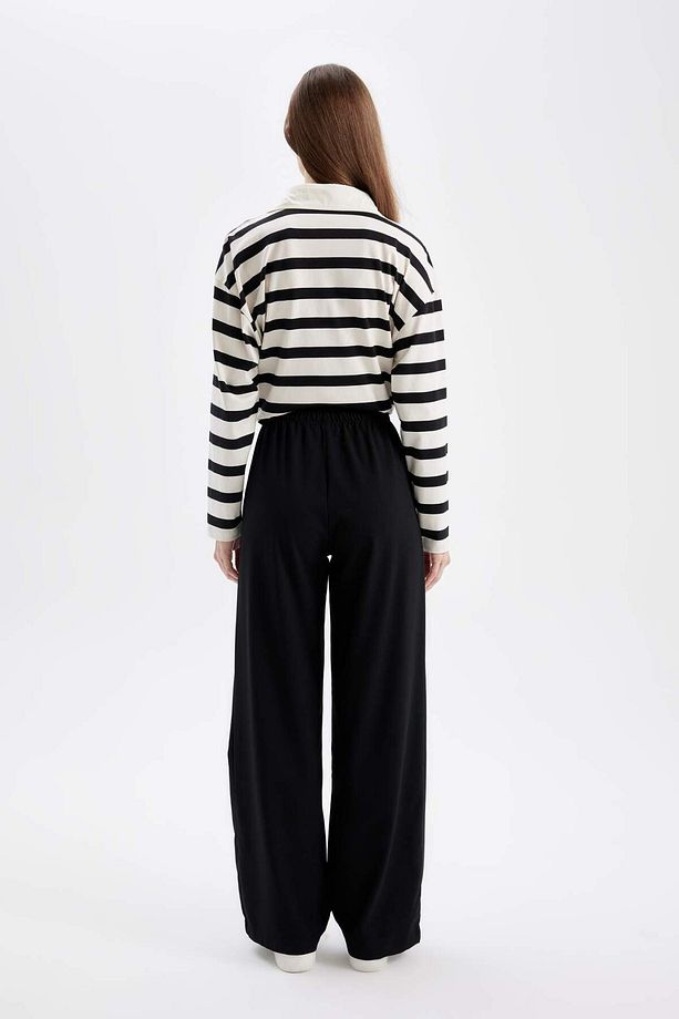 Wide Leg Geniş Paça Basic Pantolon D4150ax24au - 6