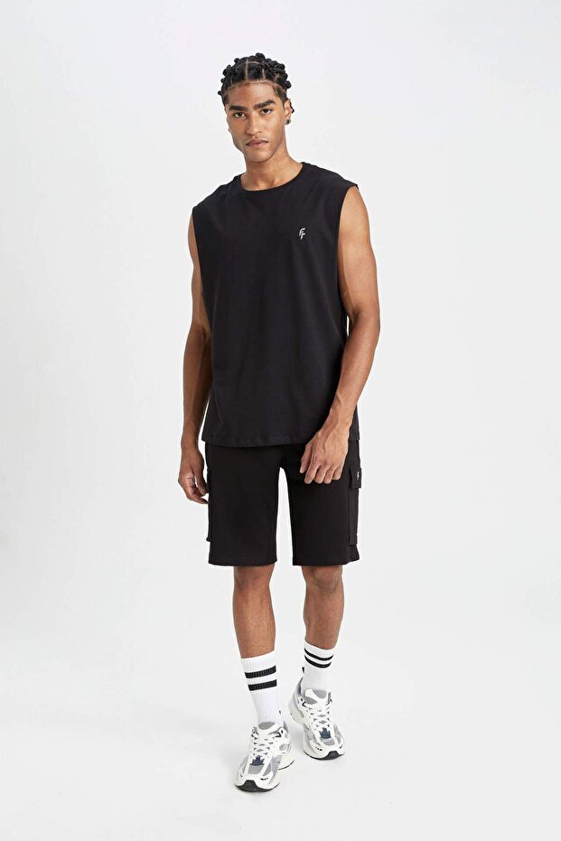 DeFactoFit Standart Fit Kısa Paça Şort D3848AX24HS - 2