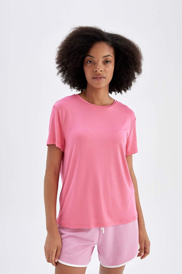 DeFactoFit Standart Fit Sporcu Kısa Paça Şort B0108AX24HS - 4