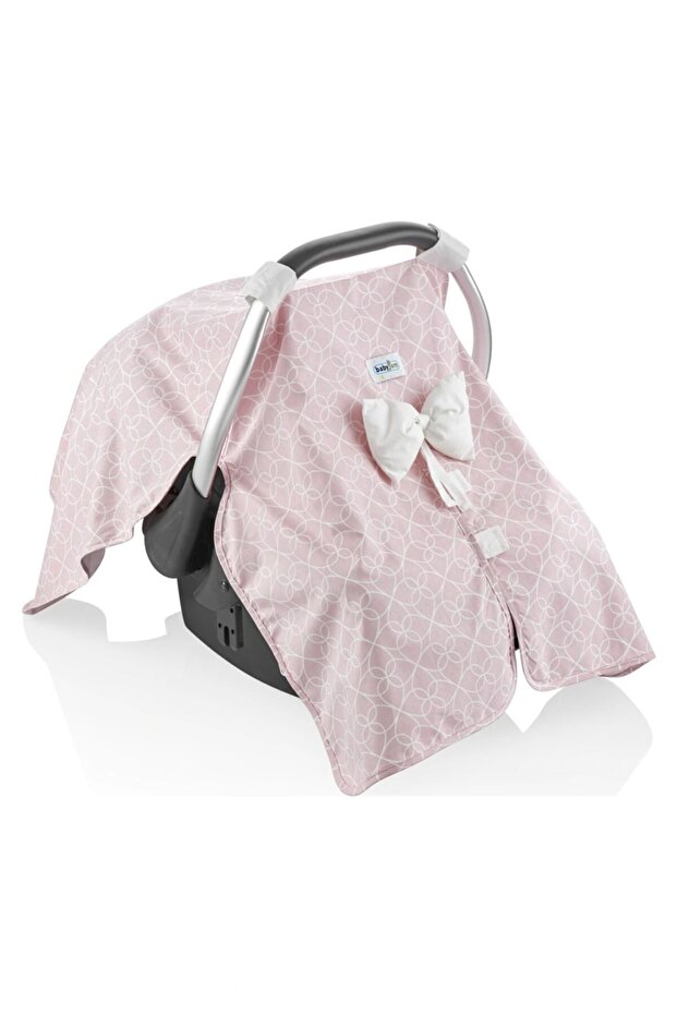 Bow Baby Carrier Cover Pink