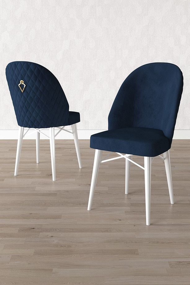 Calvin Beyaz Mermer Desen 80x132 Mdf Açılabilir Mutfak Masası Takımı 6 Adet Sandalye - 4