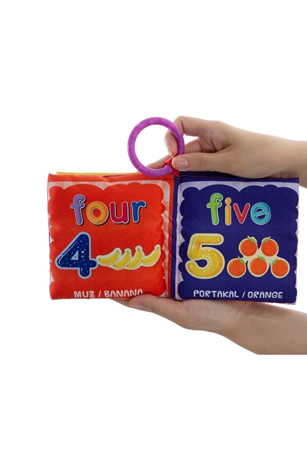 Fruit Patterned Educational Book with Rustle Teether - 3