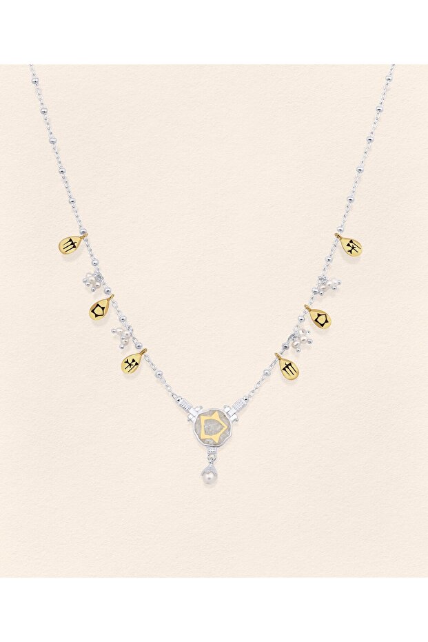 Sümer İnci Mozaik Kolye - 3