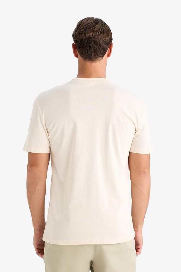 %100 Pamuk New Regular Fit Bisiklet Yaka Basic Düz Kısa Kollu Tişört V7699AZ24SP - 6