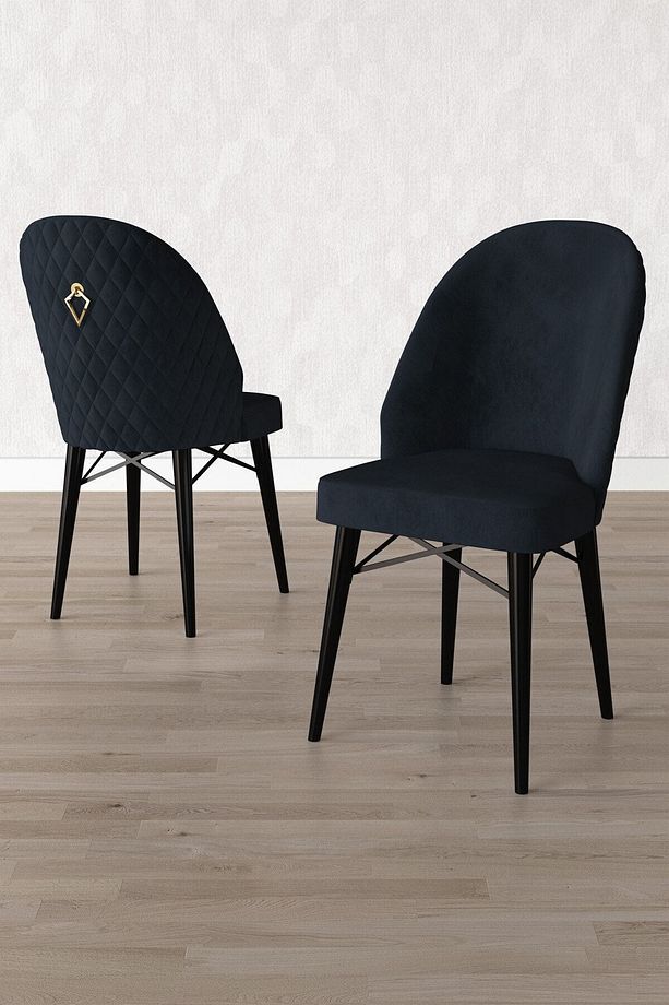 Calvin Siyah Mermer Desen 80x132 Mdf Açılabilir Mutfak Masası Takımı 6 Adet Sandalye - 4