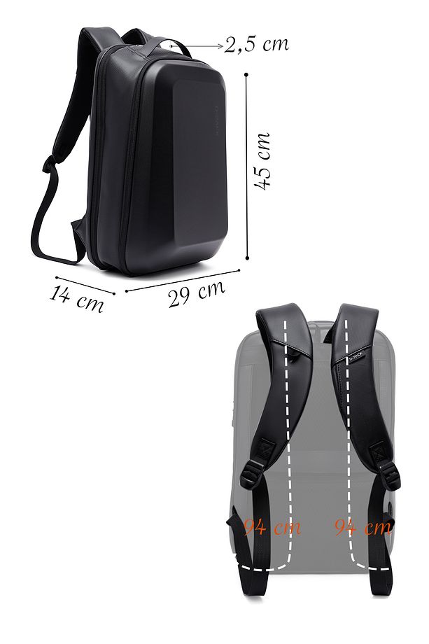 D-Pack Erkek Siyah Sırt Çantası 25SBD30246F - 2