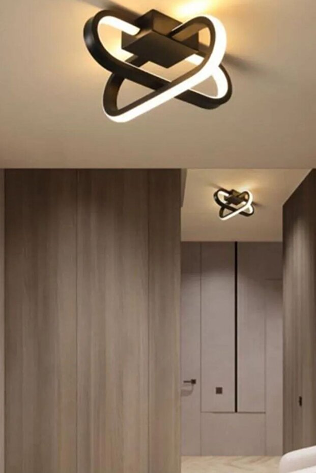 Layka Ledli Plafonyer Tekli Avize - 1