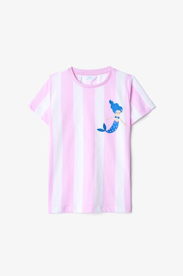 Kız Çocuk Shells 2li Çok Renkli Pijama Takımı - 6